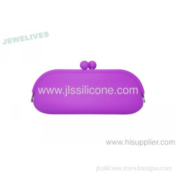 Beautiful Silicone Glasses' Bag In Purple 